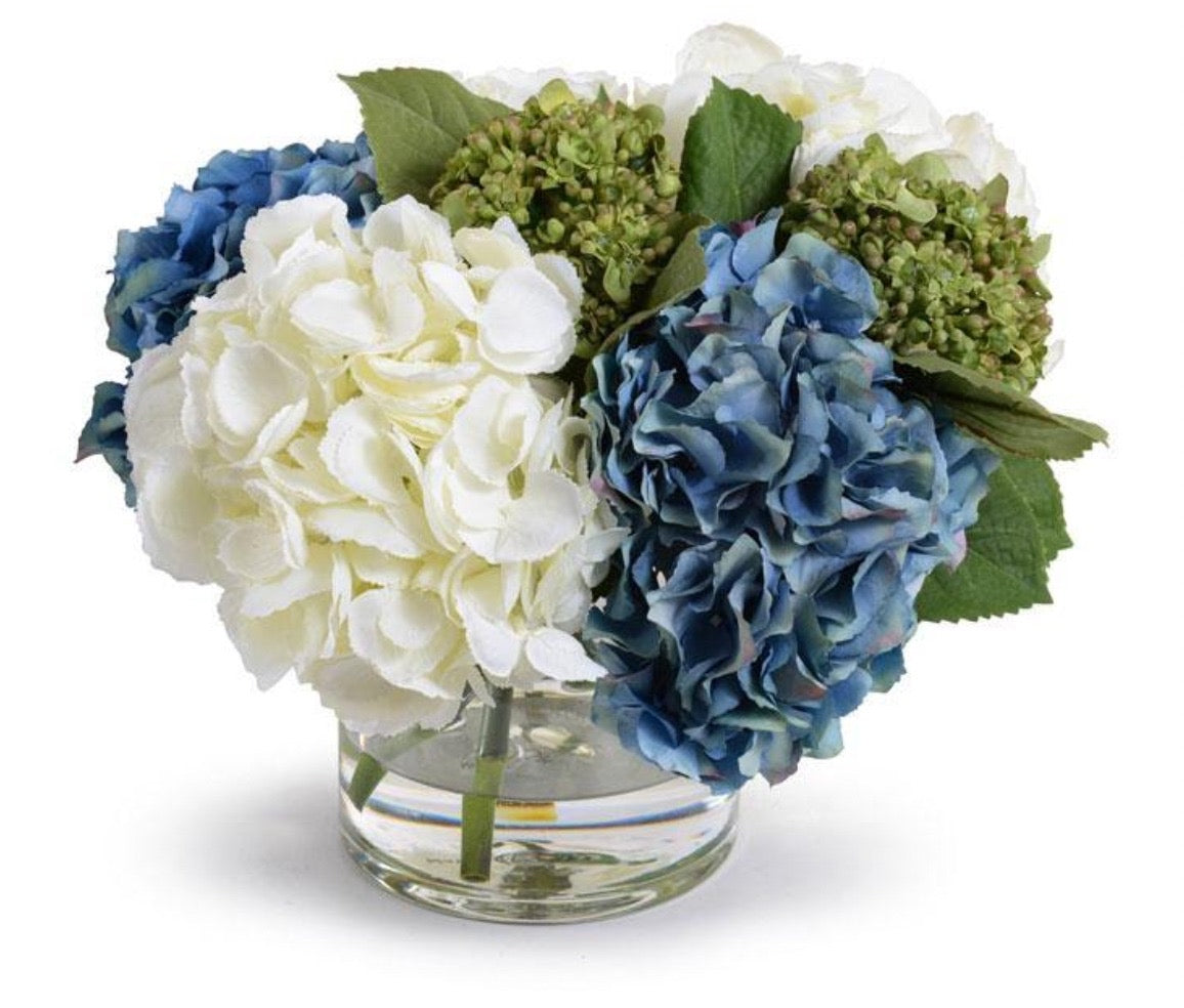 Arreglo de hortensias