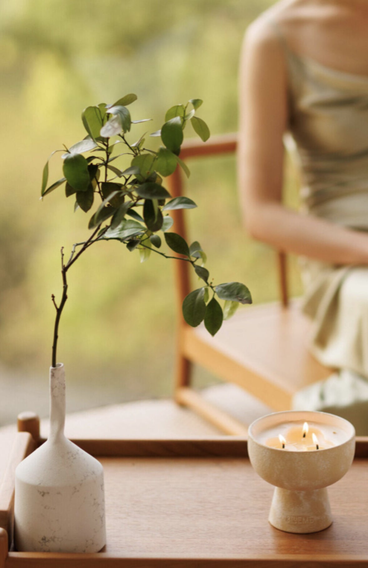 VELAS AROMATICAS CON AROMA "BALANCE"