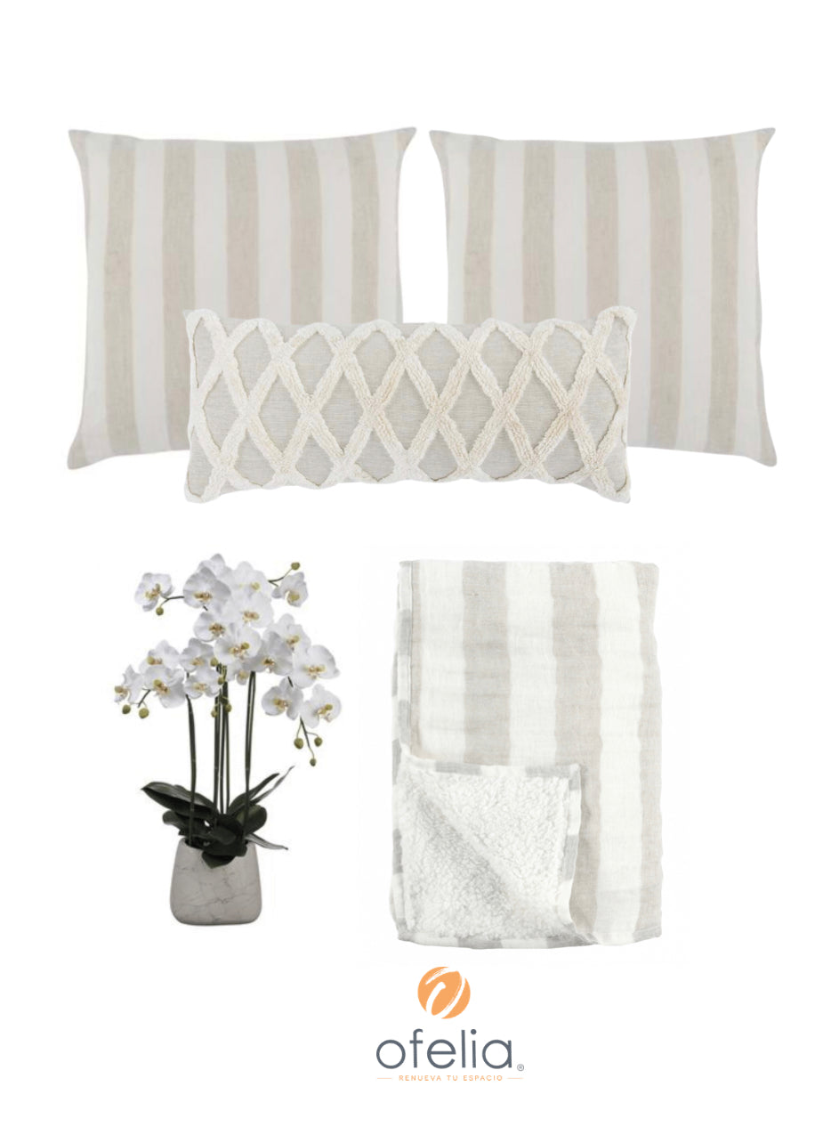 RIÑONERA ELLET NATURAL 40 X 90 CMS