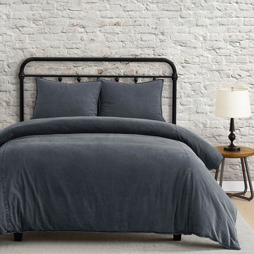 SET DE DUVET DE LONETA DESLAVADA