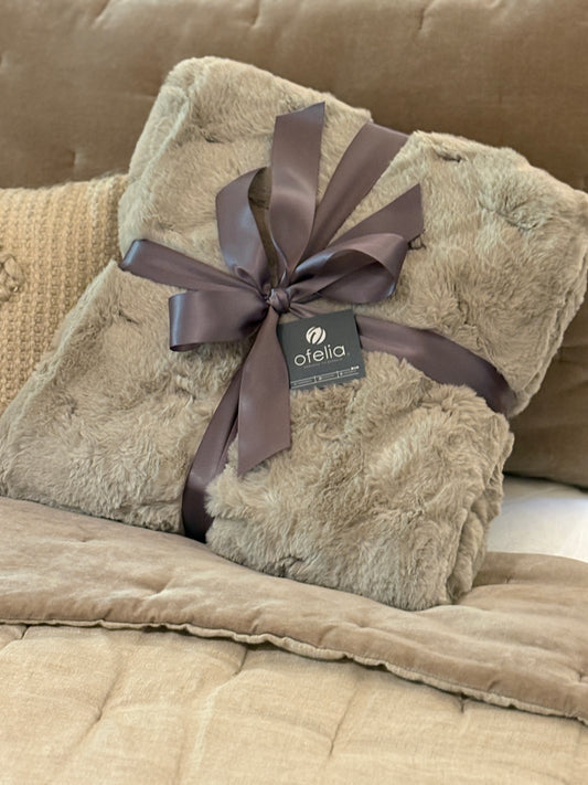 FRAZADA "FAUX FUR"