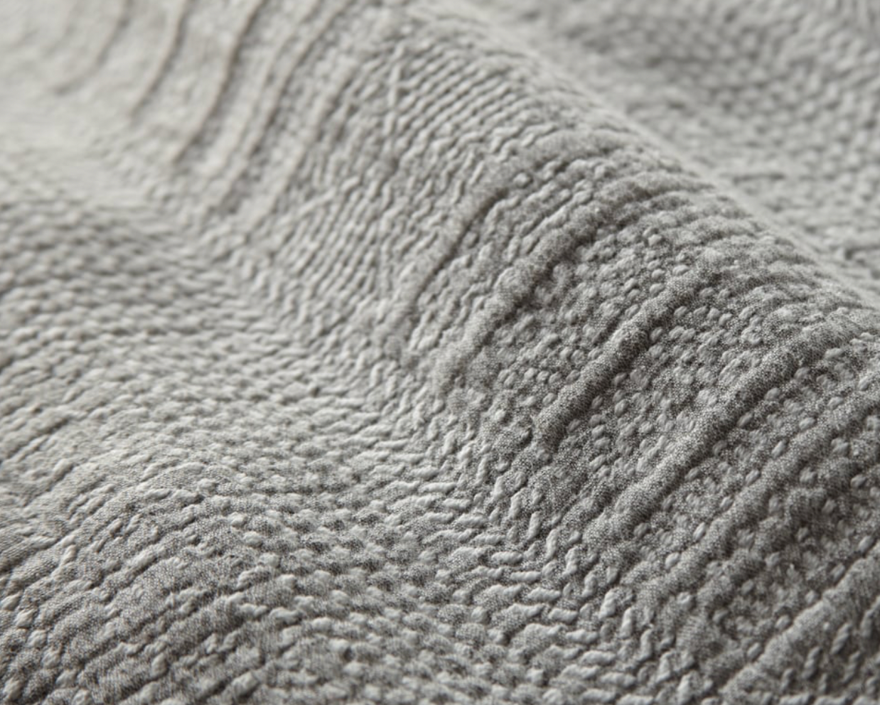 COVERLET MORSE GRIS