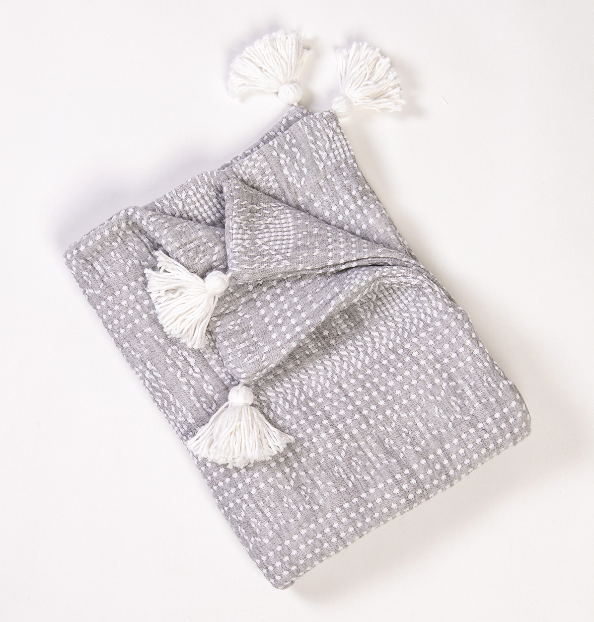 COVERLET MORSE GRIS