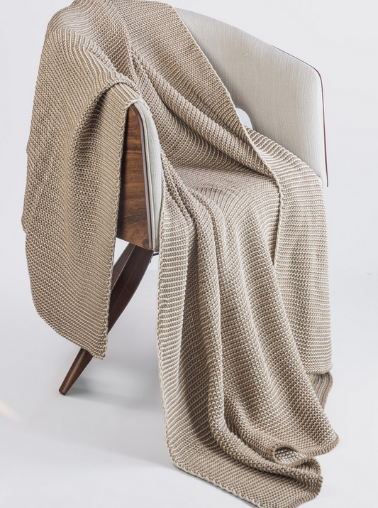 FRAZADA COOPER BEIGE