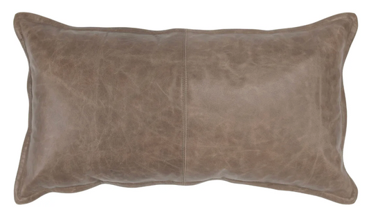 RIÑONERA DE PIEL TAUPE