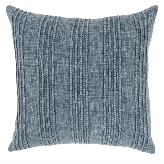 COJIN GRATITUDE AZUL NUBLADO