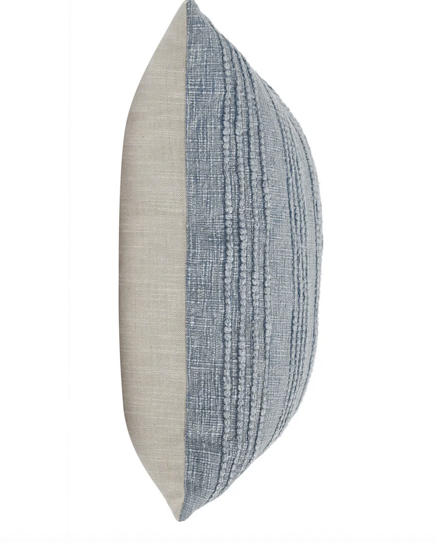 COJIN GRATITUDE AZUL NUBLADO