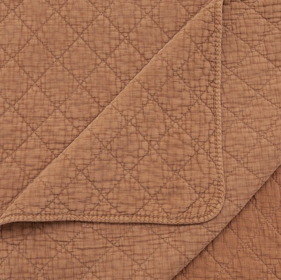 SET DE COLCHA DE ALGODON DESLAVADO