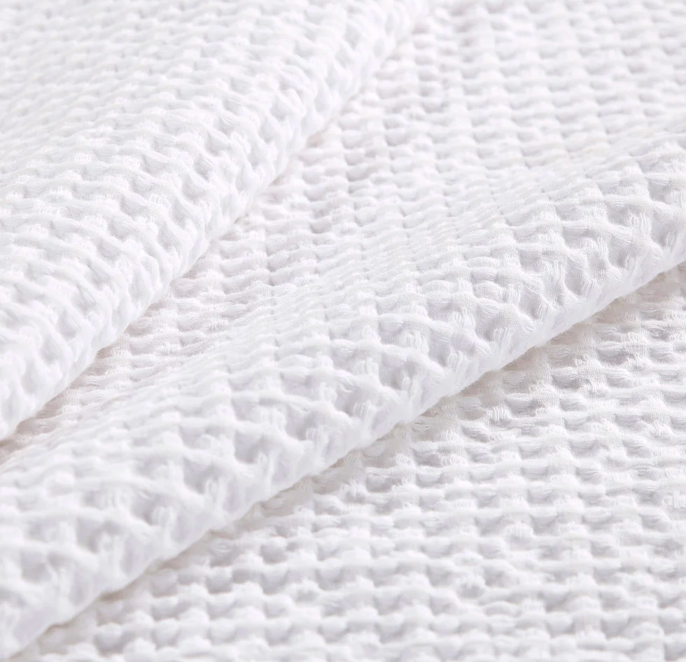 SET DE DUVET DE ALGODON WAFFLE