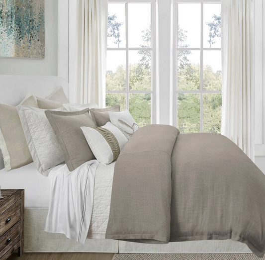 SET DE DUVET DE MEZCLA DE LINO