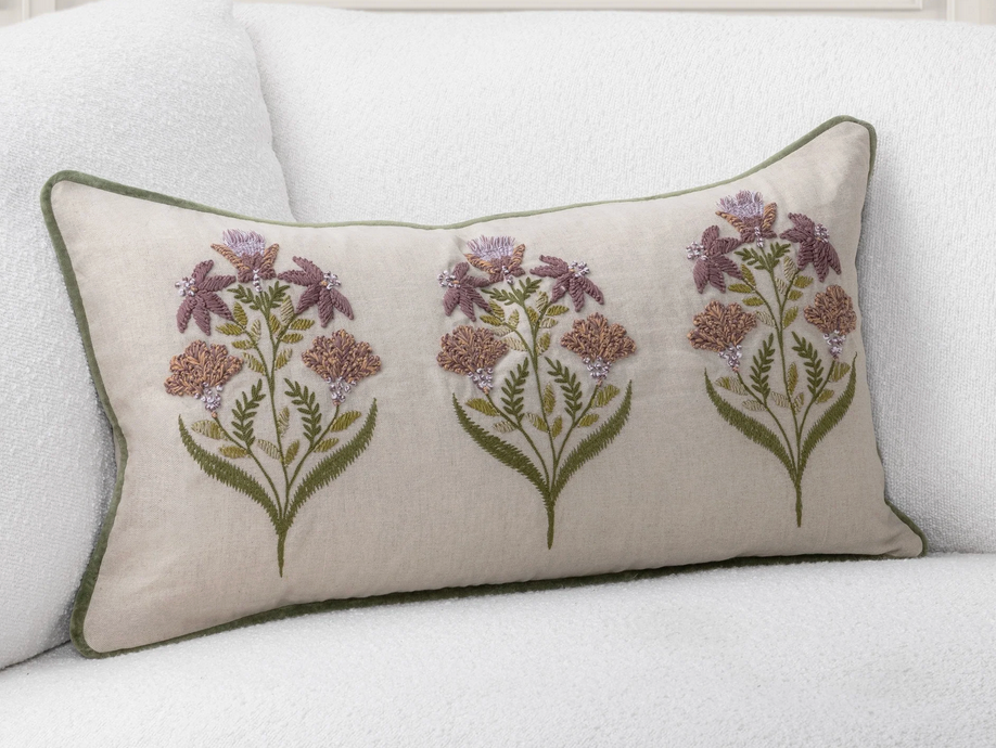 RIÑONERA BORDADA FLORAL