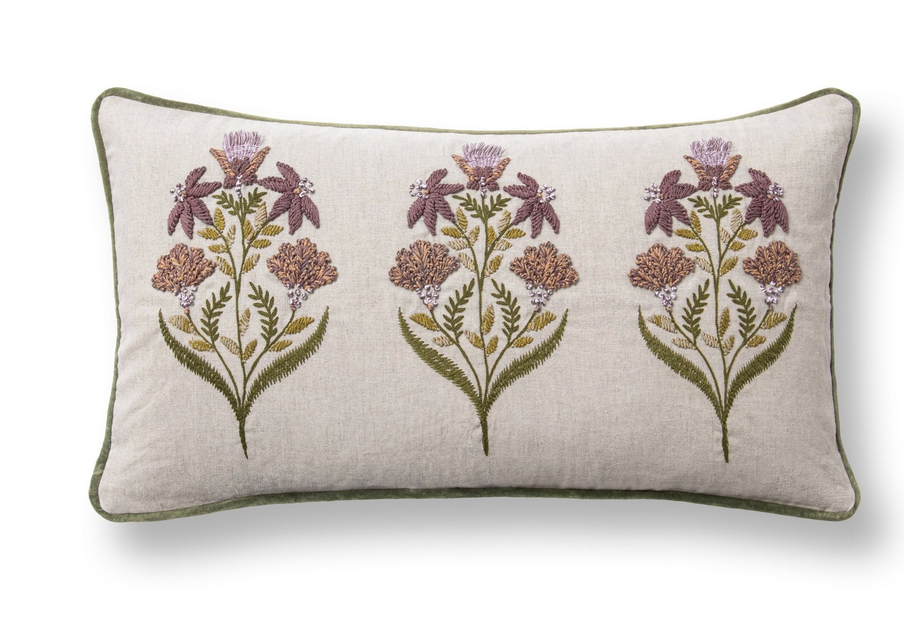 RIÑONERA BORDADA FLORAL
