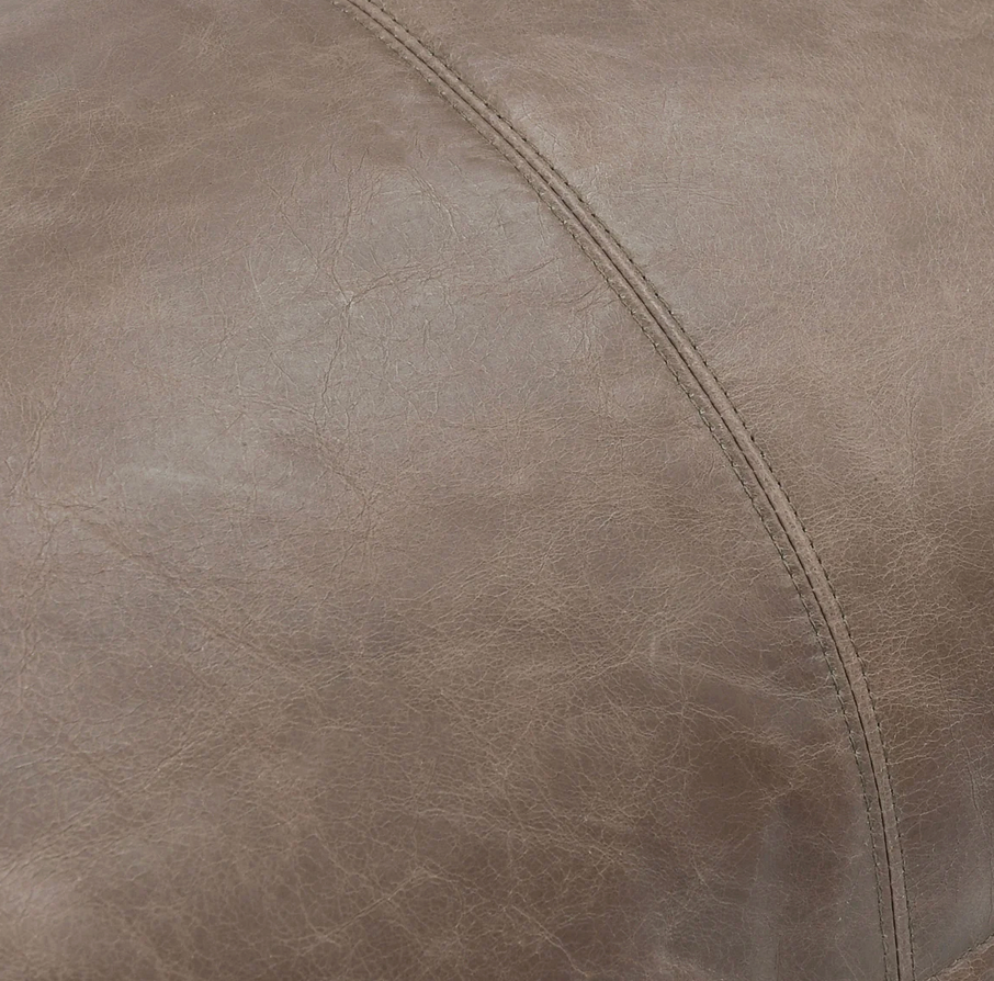 COJIN DE PIEL TAUPE