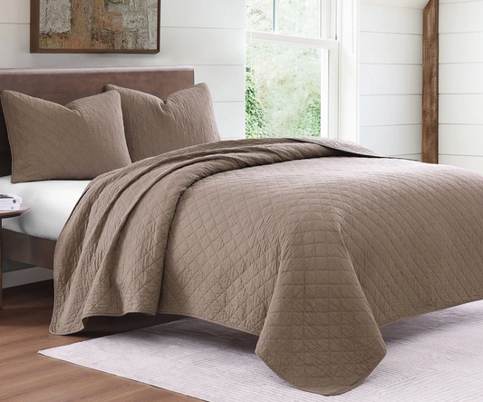 SET DE COLCHA DE ALGODON