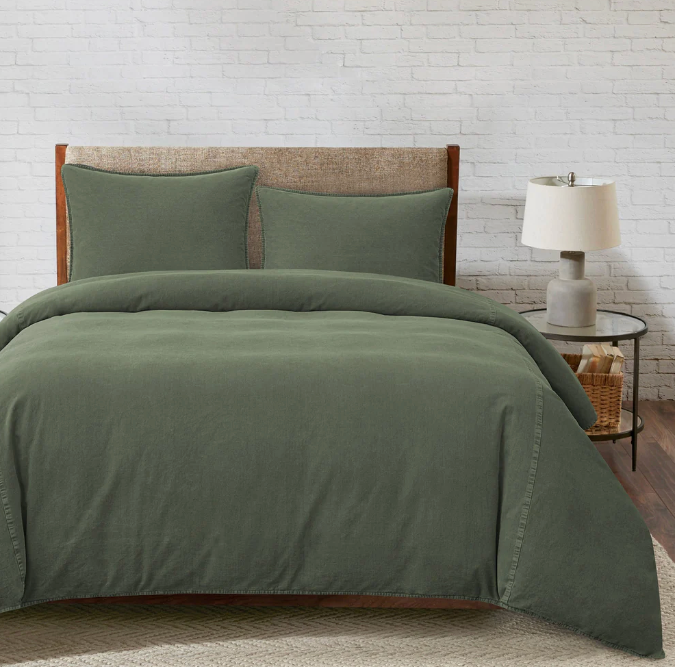SET DE DUVET DE LONETA DESLAVADA