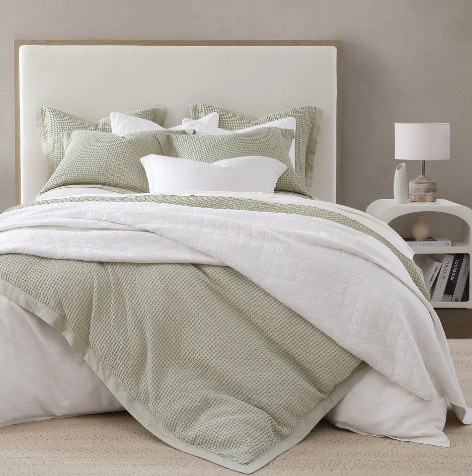 SET DE DUVET DE ALGODON WAFFLE
